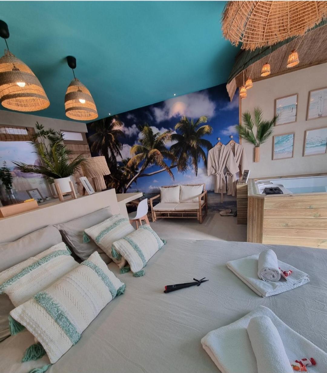 Les Spas De La Mer, Appart&Spa Aloha, 100M De La Plage, Plein Coeur Du Grau Ле-Гро-дю-Руа Экстерьер фото