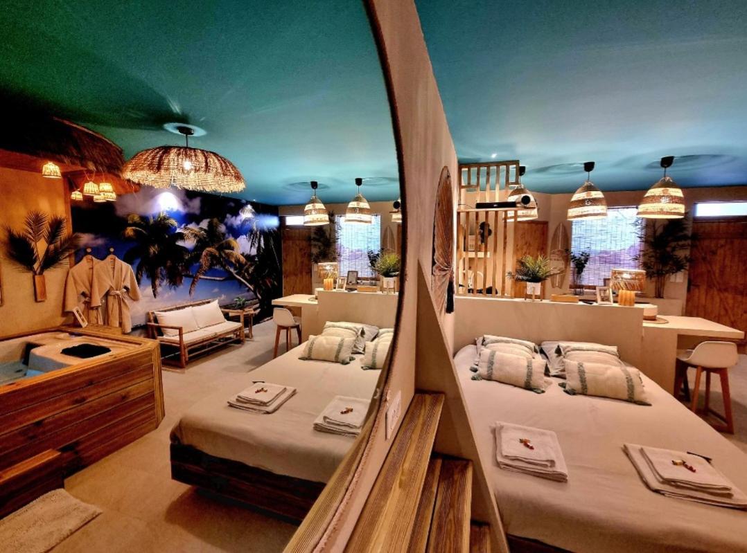 Les Spas De La Mer, Appart&Spa Aloha, 100M De La Plage, Plein Coeur Du Grau Ле-Гро-дю-Руа Экстерьер фото